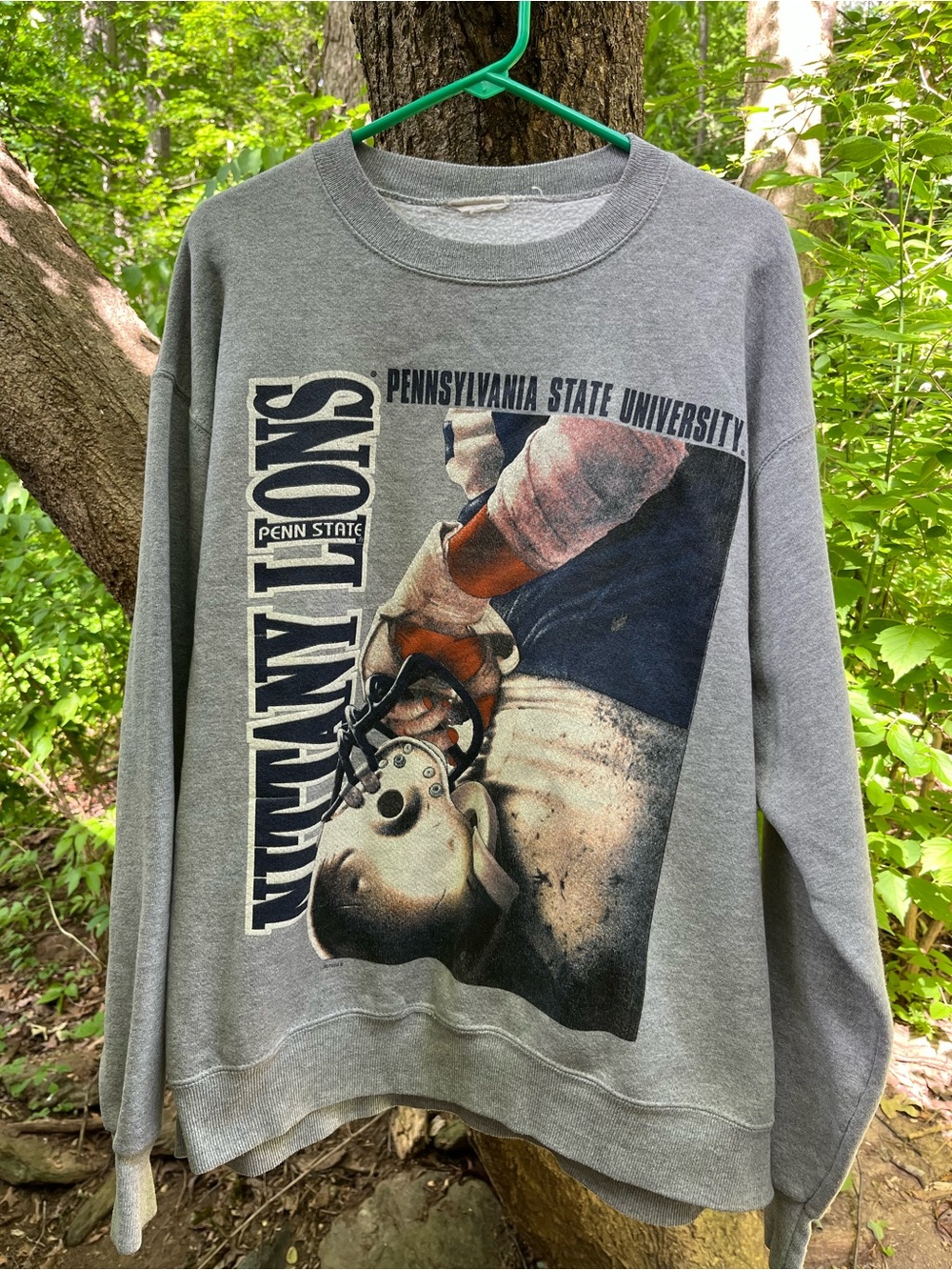 Vintage 1990’s Nutmeg Penn State Nittany Lions Sweatshirt Men’s XL Gray No Tag